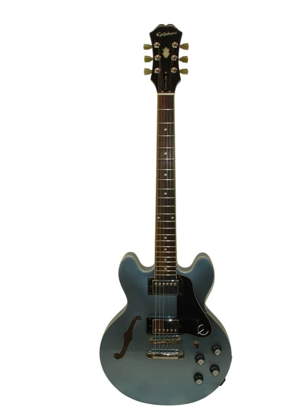 2012 Epiphone DOT Ultra-339 Semi-Hollow Electric Guitar, Pelham Blue image 1