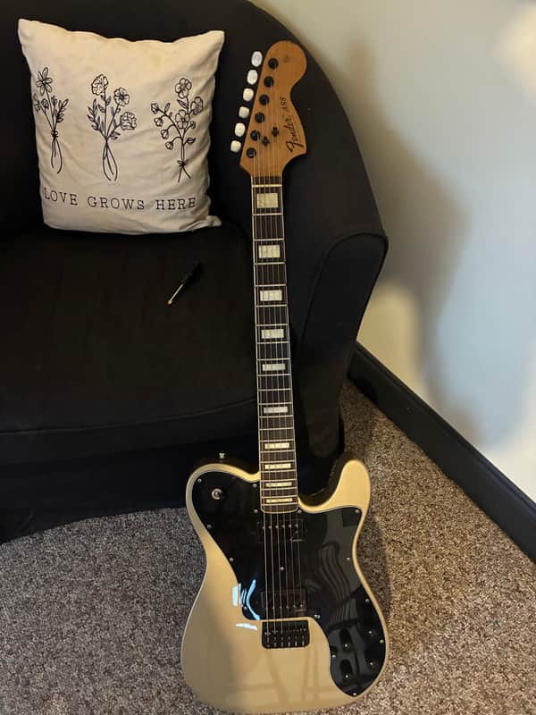 Fender Partscaster Tele Deluxe Chris Shiflett 2015-2025 - Shoreline Gold image 1