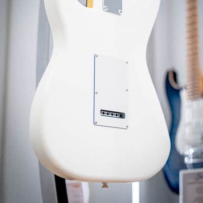 Fender Japan LTD HYBRID II STRAT RW BLANC image 8