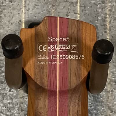 Cort Artisan Series Space Headless 5 String Bass Star Dust Black SPACE5SDB & Bag #8576 image 6