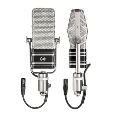 Warm Audio WA-44 Studio Ribbon Microphone w/Mic Stand Adapter, Embroidered Mic Sock & Case image 1