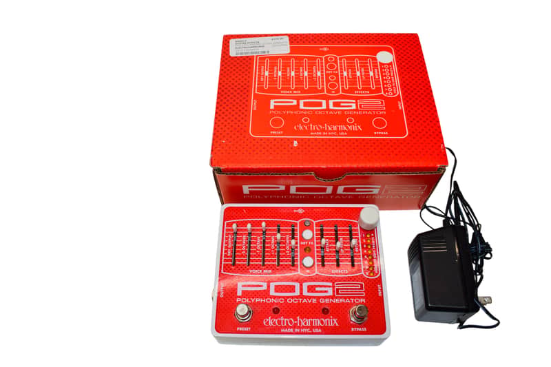 Electro-Harmonix POG2 Polyphonic Octave Generator Guitar Effect Pedal w/ Box image 1