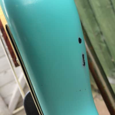 Recaster Bombora Bass relic Daphne Blue surf bass image 10