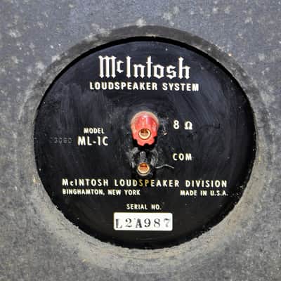 McIntosh ML-1c Speakers Antique Walnut image 12