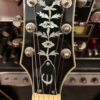 Epiphone '62 Sheraton Reissue with *Upgraded Maestro Vibrola / Chrome Hardware 2013 - Cherry image 6