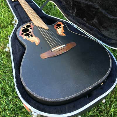Ovation Adamas 1581-5 1999 Black Epaulet Cutaway image 8