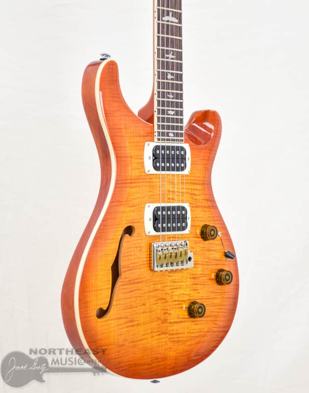 PRS SE Custom 24 Semi-Hollow Piezo Vintage Sunburst (s/n: 4794) image 1