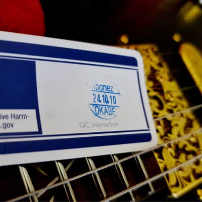 2025 Ibanez Pia Onyx Black 8 months old Steve Vai Signature image 14