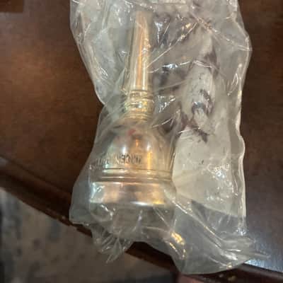 Bach 5GS Small Shank Trombone Mouthpiece - 5G Cup 2010s - Silver-Plated image 2