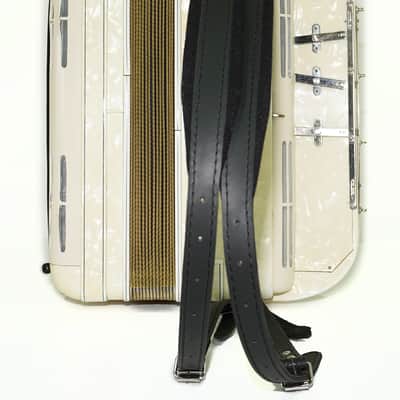 Vintage HOHNER ARTISTE IV, 4 Rows Button Accordion B Griff, made in Germany, Rare Original Akkordeon, New Straps, Rich and Powerful Sound, 2560 image 8