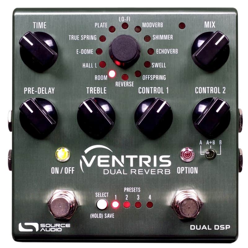 New Source Audio SA262 Ventris Dual Reverb One Series Guitar Effects Pedal image 1