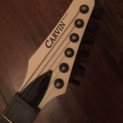 Carvin DC135 w/ Carvin/Kahler Floyd Rose + More! 1993 Antique White Kiesel image 8