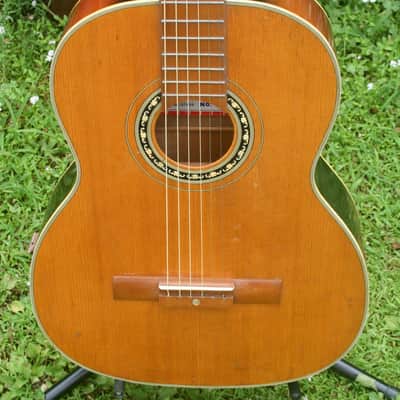 Yamaha Nippon Gakki Dynamic ALL Solid Guitar No.40A Red Label  1963 Natural+Original Hard Case image 3