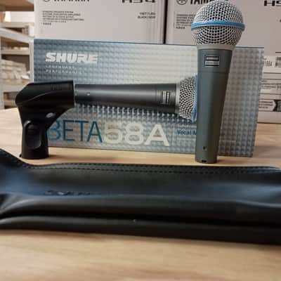 Shure BETA 58A Handheld Supercardioid Dynamic Microphone 1996 - Present - Black image 1