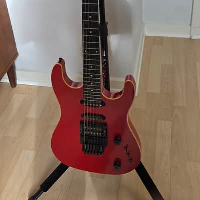 Gibson U2 1987 Ferrari Red HSS American U-2 Super Strat USA Custom Jackson Lawsuit Headstock Soloist Design SL1 image 8