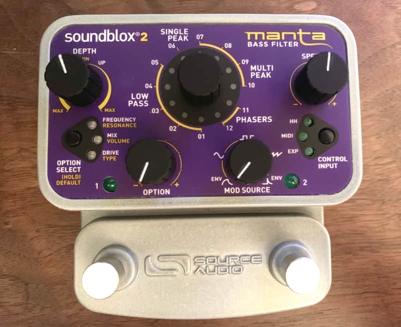 Source Audio Soundblox 2 Manta Bass Filter 2010s - Purple image 1