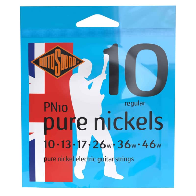 Rotosound PN10 Pure Nickel Electric Guitar Strings - Regular (10 - 46) image 1
