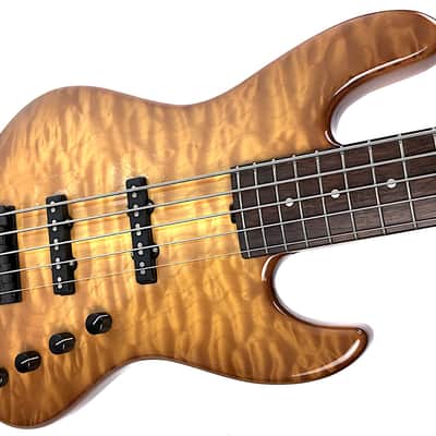 Sadowsky NYC Vintage 5-21 Standard J-Bass 2019 Quilted Maple/Brazilian Rosewood image 10