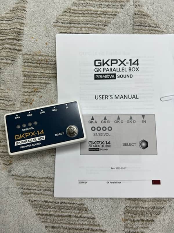 GKPX-14 GK Parallel Box w/Manual (GKP-4 / 2 x US-20 clone) - NEW - Never Used (w/Subsonic Filter?) image 1