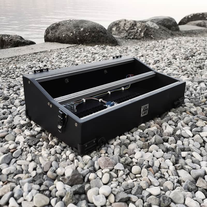 6U Eurorack Case powered, 84 o 104 hp, patched resealable modular synthesizer image 1