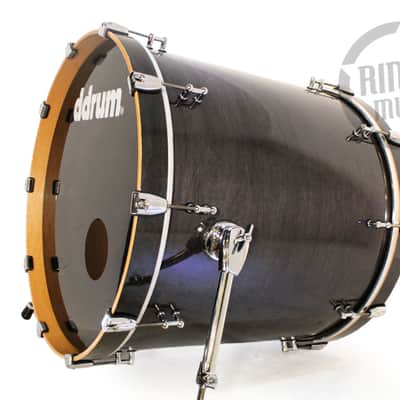 DDrum Dios Maple 22x20" - 10" - 12" - 14" - 16" 5 pcs Transparent Black image 5