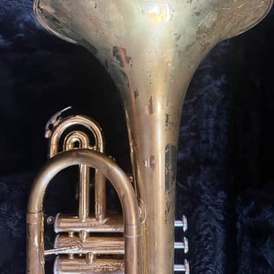 Yamaha YMP 201M Mellophone with case and mouthpiece, made in Japan image 11