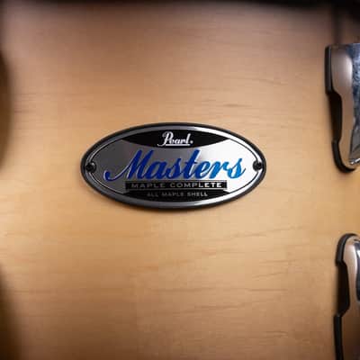 Pearl Masters Maple Complete 8x12 Satin Natural Burst Tom image 7