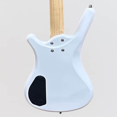 Warwick RockBass Corvette Basic 4 String Active Electric Bass Guitar - White image 4