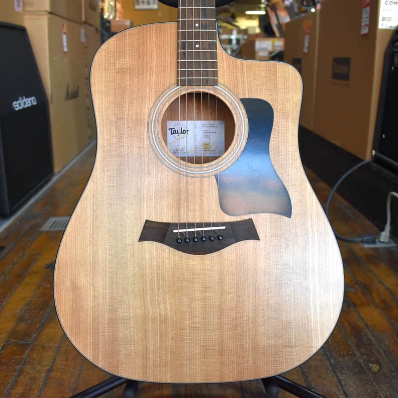 Taylor 110ce Cutaway Dreadnought Acoustic-Electric Guitar w/Padded Gig Bag image 1