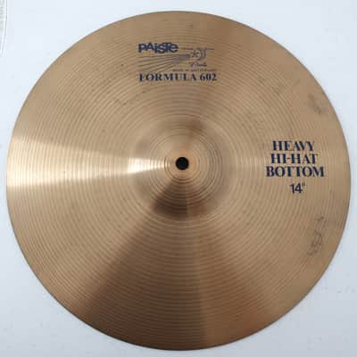 Paiste 14" Formula 602 Heavy Hi-Hat Cymbal (Bottom) image 1