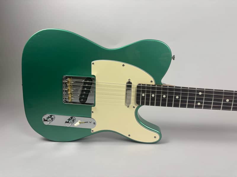 Brown Bear Guitars Featherweight Tele Inverness green metallic image 1