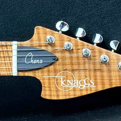 Knaggs Guitars - Influence - Chena - SVHS - Tobacco Burst Nitro Gloss - Roasted Swamp Ash Body - T2 Roasted Maple Neck, Fretboard, and Head Stock - BK Mules pickups - Nickel Hardware - OHSC - Call for Best Price !!! image 11