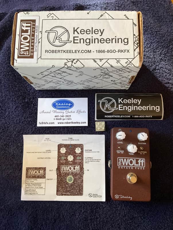 Keeley The Wolff Octave Fuzz - Signed by Robert Keeley image 1