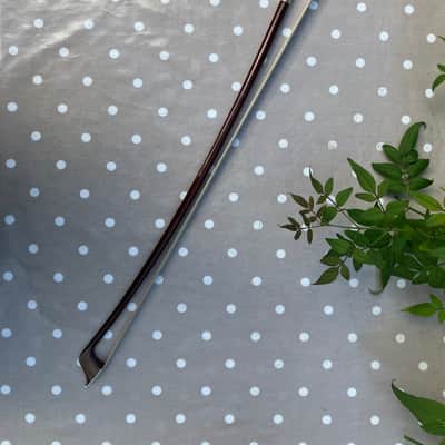 Double Bass French Bow- New Hair - Great Condition - Lovely Clear Articulate image 4