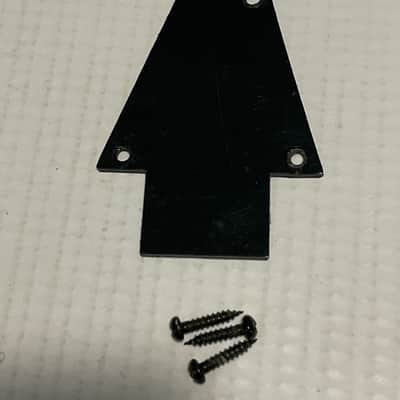 2000's Indonesian Ibanez RG & S Series Electric Guitar Black Truss Rod Cover 1 Ply image 1