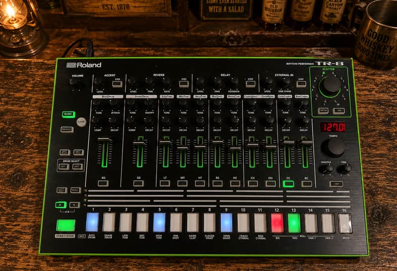 Roland TR-8 Rhythm Performer Drum Machine w/ Genuine Roland PSD-120 PSU & USB image 1