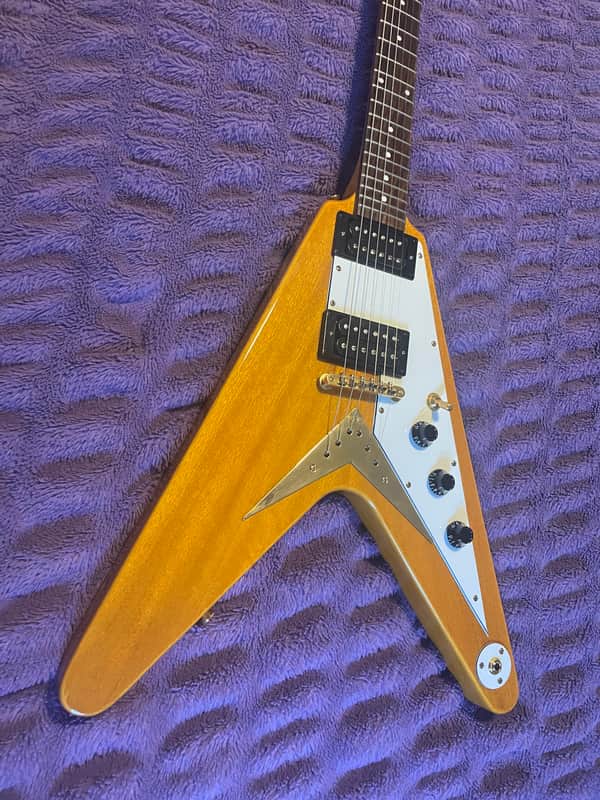 Epiphone Popa Chubby Signature Flying V 2001 - 2003 - Korina image 1