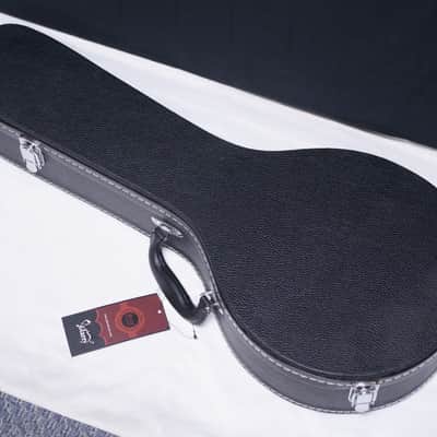 LUNA Moonbird A-style Mandolin NEW acoustic/electric Black Satin w/ Case image 2