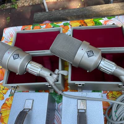 MINT Neumann M49 Stereo pair (consecutive serials) plus all extra's DREAM-PAIR! image 5
