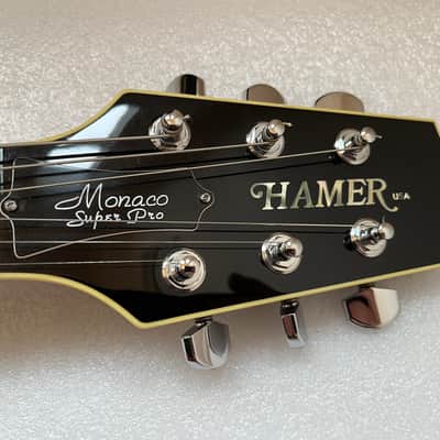 RARE! Hamer USA Monaco Super Pro Singlecut 2007 Cherry Sunburst Case Papers_252_ image 7