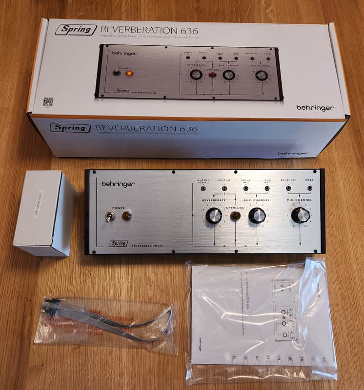 Behringer Spring Reverb 636 module 2024 - Metal image 1