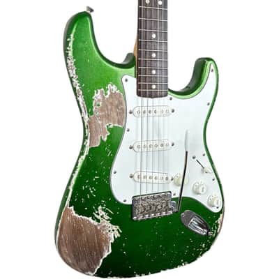 Fender MJT 60s Reissue Stratocaster - Candy Apple Green - Heavy Relic image 2