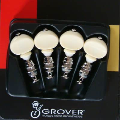 Grover 6W Nickel Champion™ Ukulele pegs (Set of 4) image 1