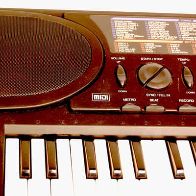Radio Shack MD-500 early 90s Black MIDI Keyboard image 2