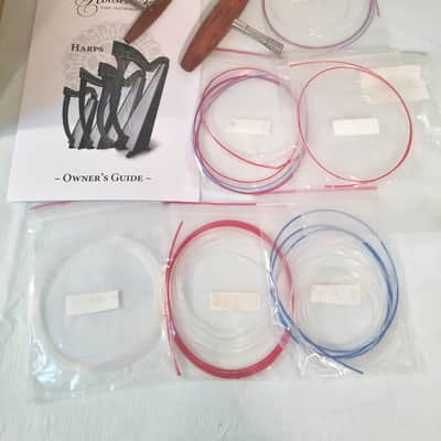 Roosebeck Heather Harp 22 Strings Chelby Tuning Levers Knotwork Design Discounted! image 8