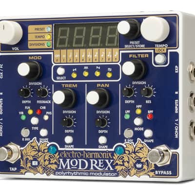 Electro-Harmonix Mod Rex Poly-Rhythmic Modulation Pedal - Open Box image 1