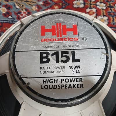 HH B15L 15" 8 ohm Speaker Made in England image 2