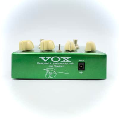 Vox JS-DL Time Machine Joe Satriani Signature Delay No Battery Cover Made in Japan Guitar Effect Pedal 000046 image 9