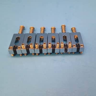 Graph Tech String Saver Classics Strat & Tele 2-1/16" Spacing Chrome image 1