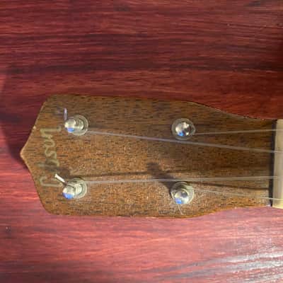 Brown Tortoiseshell Binding: Gibson Uke-1 1950 Near Mint with Soft Case - Mahogany image 12